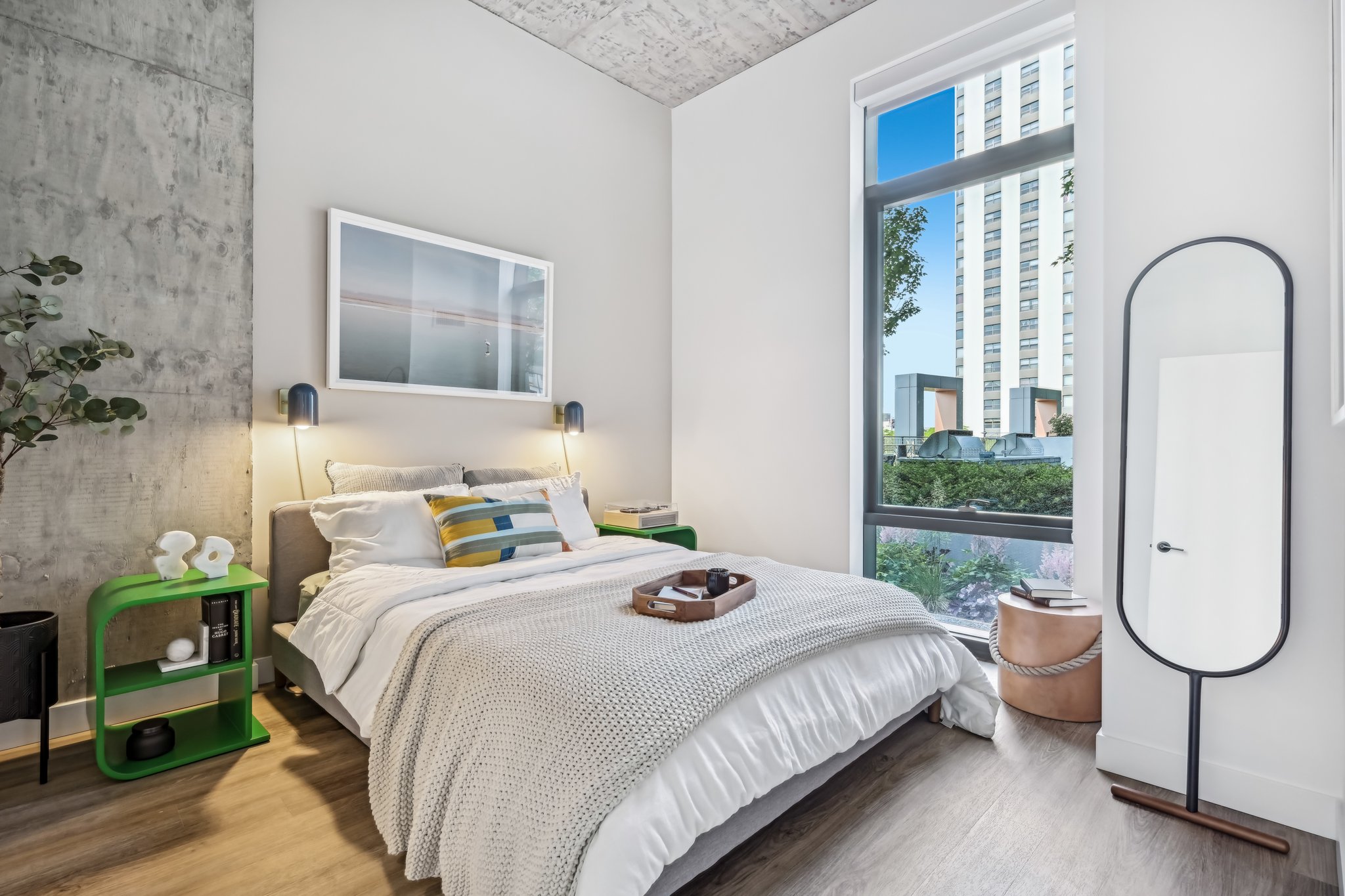 Solverre Apartments Bedroom rendering