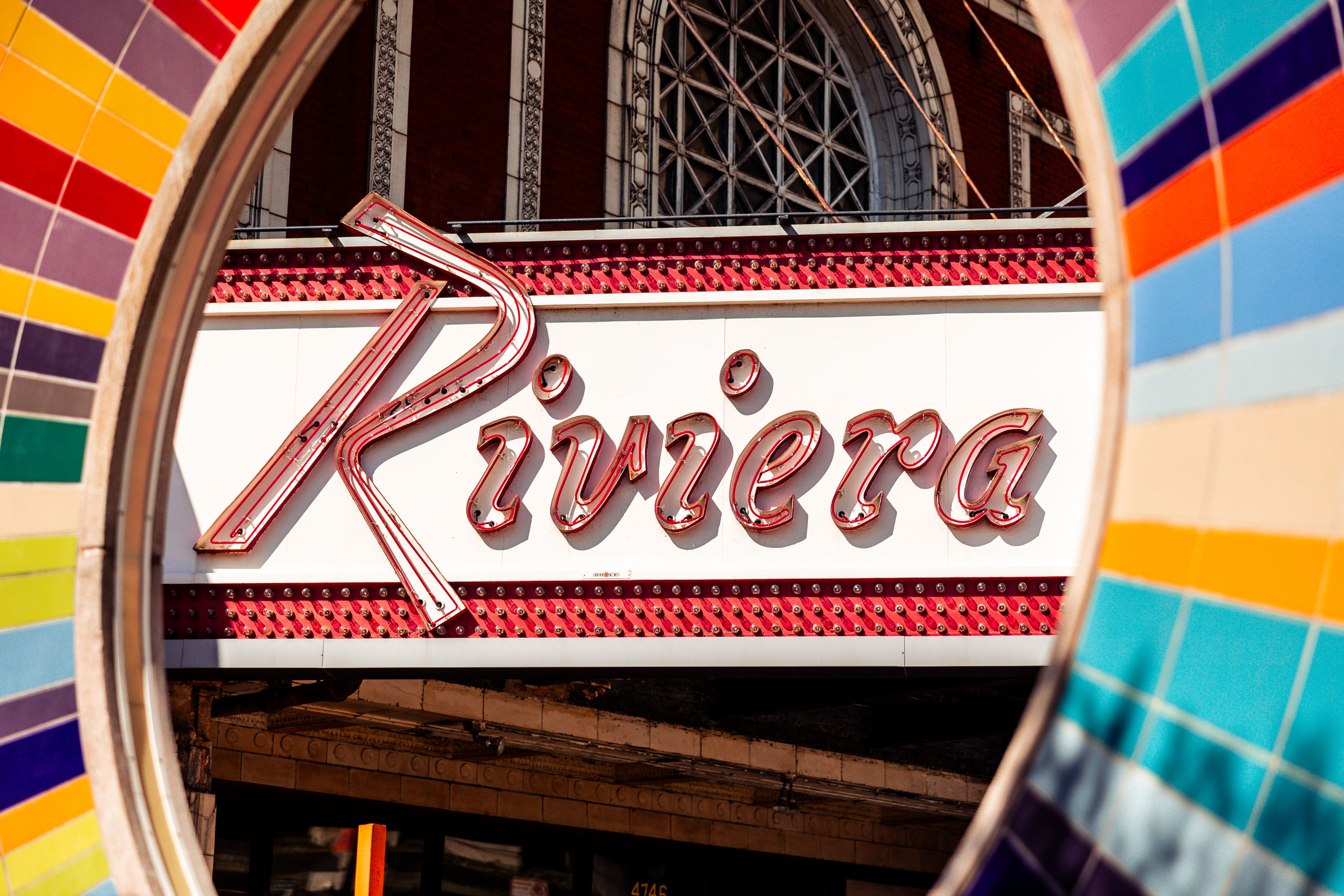 riviera theater sign